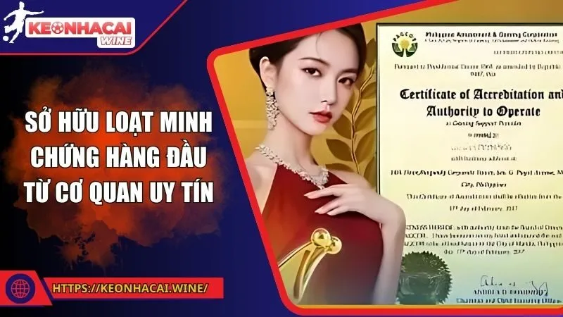 Sở hữu loạt minh chứng hàng đầu từ cơ quan uy tín